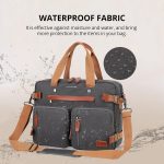 MOLNIA 3 in 1 Laptop Backpack, 17.3 inch Computer Bags for Men, Laptop Backpack for Men, for Travel Bussiness School Men Women, Black - Image 5